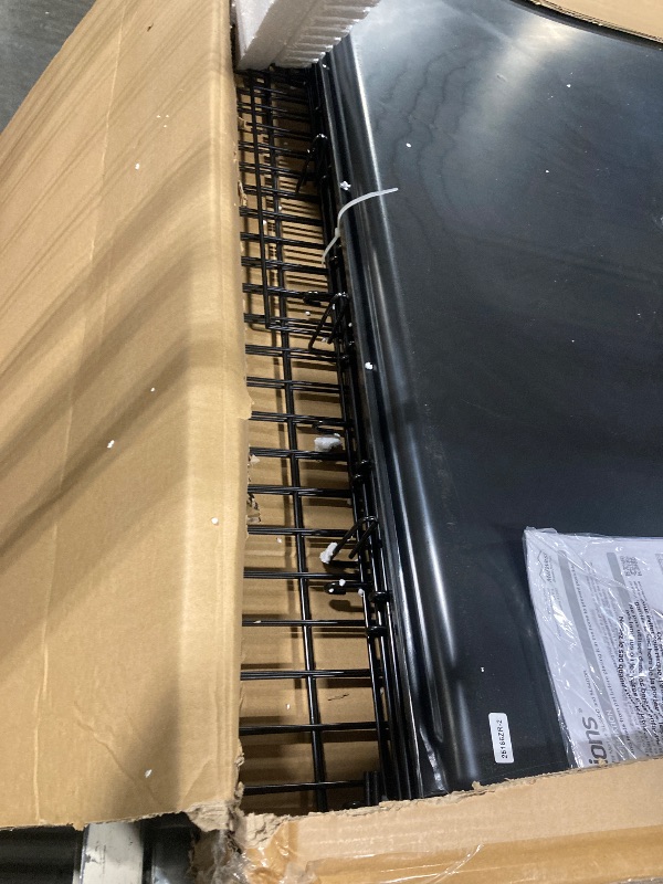 Photo 1 of **FACTORY SEALED** SOLD AS IS, NO REFUND/RETURN**
MidWest Homes for Pets Solutions Series XXL Double Door 54-Inch Dog Crate for the Largest Breeds, Sturdy Drop Pin Assembly, Black E-Coated, SL54DD