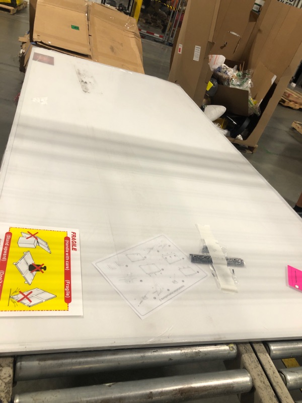 Photo 1 of *****FACTORY SEALED****** VIZ-PRO Large Cork Bulletin Board, 96 X 48 Inches, Wall-Mounted Corkboard with Silver Aluminium Frame for School, Office, and Home 8' X 4'