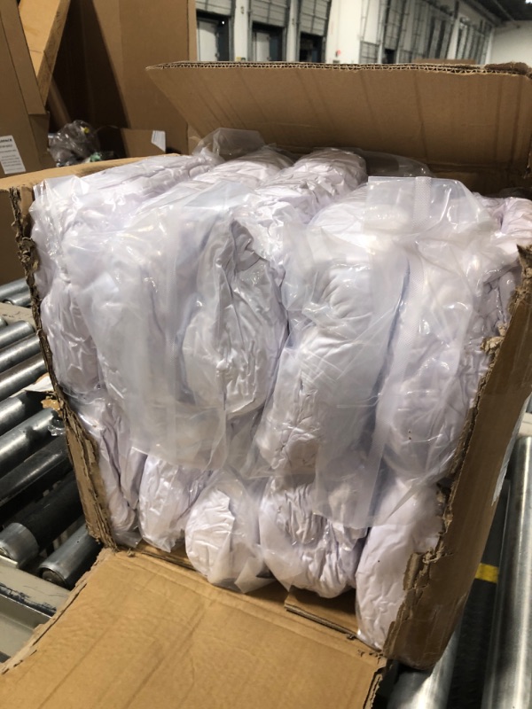 Photo 1 of ******FACTORY SEALED******* Trlyc Spandex Folding Chair Covers 100 Pcs Universal Fitted Dining Chair Cover Stretchy Slipcovers for Wedding Party Banquet Flat-Front Chairs Covers (White)