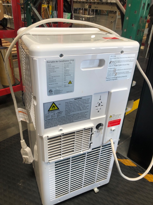 Photo 1 of ***************** turns on perfectly and cools quickly ***********  10500 BTU Portable Air Conditioners, 3-In-1 Portable AC Units for Rooms with Dehumidifier, Quiet Room Air Conditioner Cools Up to 450 Sq.Ft., Energy Efficient, Remote, 24Hrs Timer, Auto S