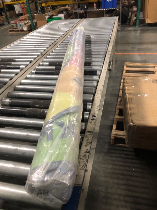 Photo 1 of ***** FACTORY SEALED**** Timgle ABC Alphabet Number Classroom Rug Early Learning Kids Rug Carpet Educational Kids Carpet Playmat Play Area Non Slip Baby Playroom Mat Oval for Daycare Toddler Room Preschool, 6 x 9 ft