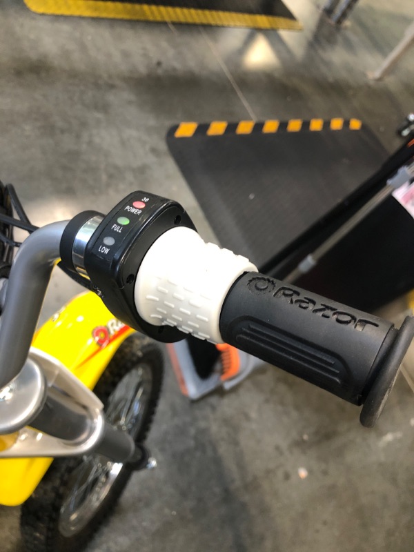 Photo 1 of *****turns on and works perfectly***** Razor MX650 Dirt Rocket Electric Motocross Off-road Bike - Yellow