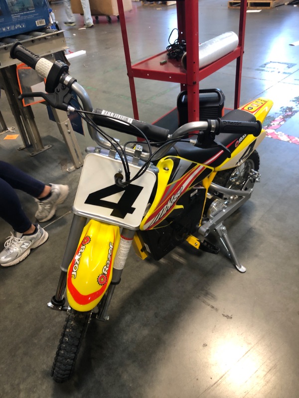 Photo 1 of *****turns on and works perfectly***** Razor MX650 Dirt Rocket Electric Motocross Off-road Bike - Yellow