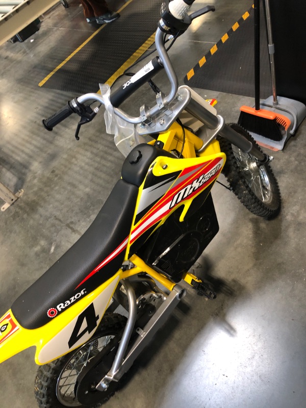 Photo 1 of *****turns on and works perfectly***** Razor MX650 Dirt Rocket Electric Motocross Off-road Bike - Yellow