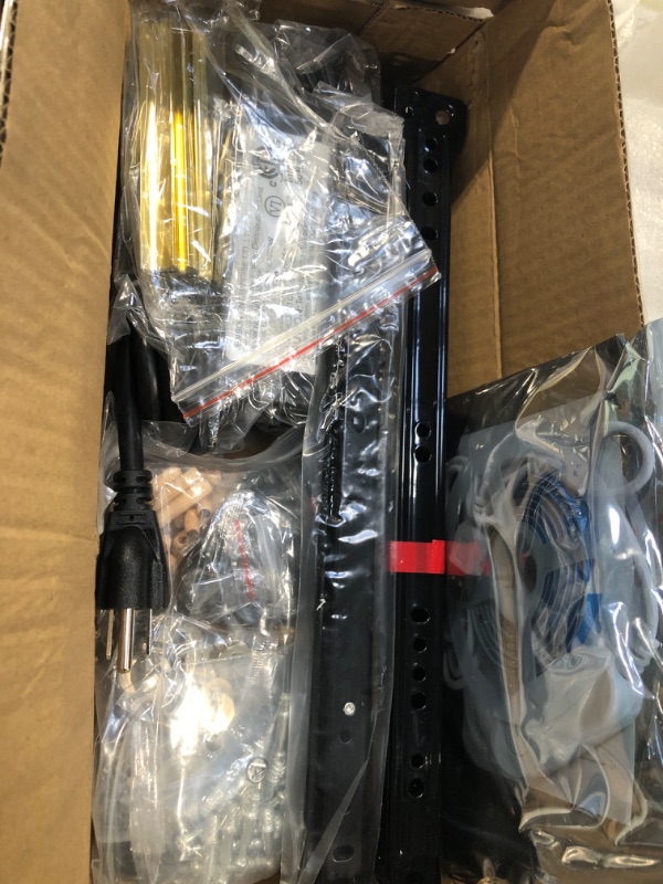 Photo 1 of *****BRAND NEW ITEM***** LED Nightstand with 3 Storage Drawers Black