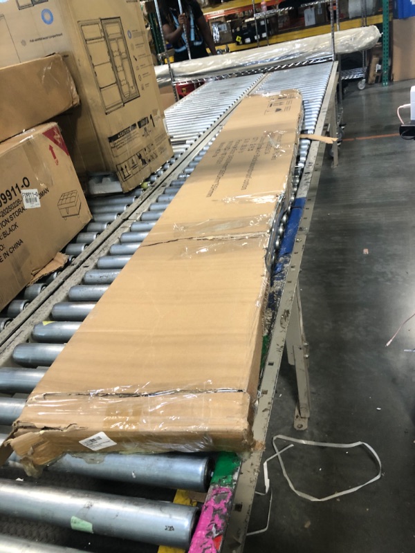 Photo 1 of **********SOME DETAILS ON THE TIPS ************ ROOMTEC 2 Pack Acoustic Solid Wood Wall Panels, 94.49” x 12.6” Soundproof Wall Panels, Wood Slat Wall Panels for Wall Decor (Smoking Walnut)