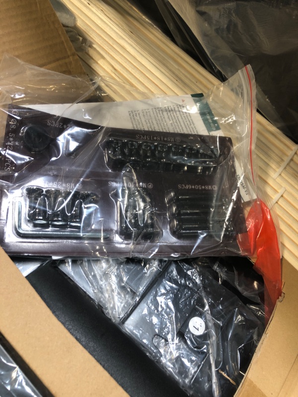 Photo 1 of ******BRAND NEW ITEM**** YITAHOME Queen Size Bed Frame, LED Bed Frame with Upholstered Adjustable Diamond Headboard, Platform Bed with USB Ports & Motion Sensor Light, Easy Assembly, No Box Spring Needed, Gray