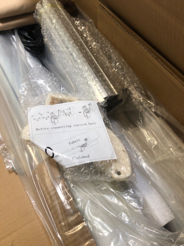 Photo 1 of ******BRAND NEW ITEM******* VEVOR Manual Retractable Awning, 10 x 8 ft Outdoor Patio Awning Retractable Sun Shade, Water-Resistant Polyester Patio Door Window Awning Sunshade Shelter with Crank Handle for Backyard