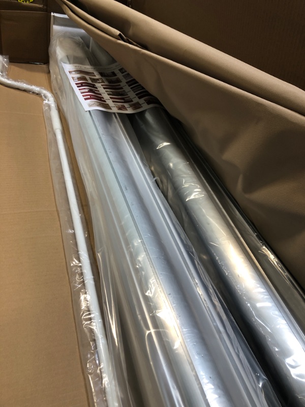 Photo 1 of ******BRAND NEW ITEM******* VEVOR Manual Retractable Awning, 10 x 8 ft Outdoor Patio Awning Retractable Sun Shade, Water-Resistant Polyester Patio Door Window Awning Sunshade Shelter with Crank Handle for Backyard