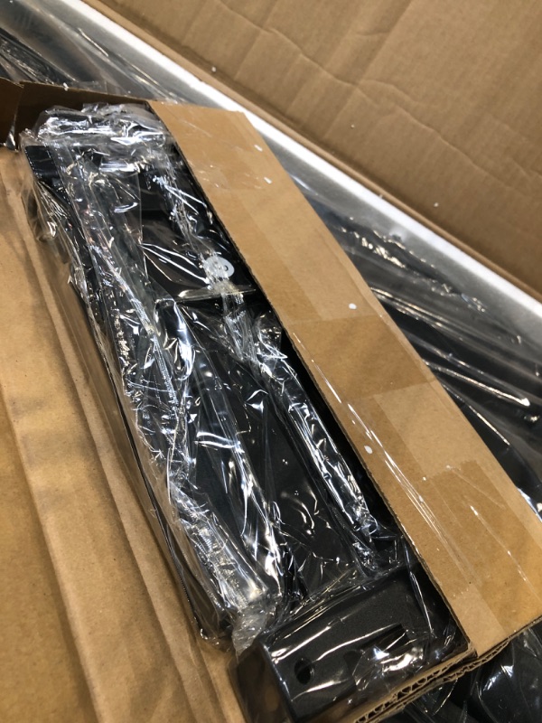 Photo 1 of ******BRAND NEW ITEM******** Rolanstar Bed Frame Full Size with Charging Station, Bookcase Headboard Bed with LED Light and Sliding Doors, Platform Bed with Wooden Slats, No Box Spring Needed, Noise Free, Black