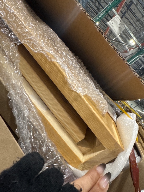 Photo 1 of ****BRAND NEW ITEM***** Avana Fireplace Mantle - Natural Wood - Mounted for Over Fireplace - Handcrafted - Rustic Natural, 60 X 8 X 3