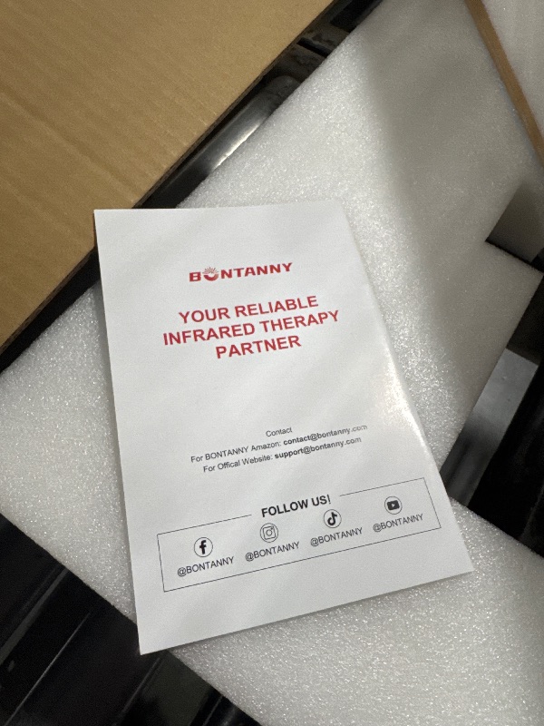 Photo 1 of *******BRAND NEW ITEM***** BONTANNY Red Light Therapy Full Body Panel, 480/630/660/810/830/850/1060nm Blue Red Near Infrared Light Device with 480 Dual Chip Clinical Grade LEDs, Remote Control, Timer for Face, Body, BO-2400