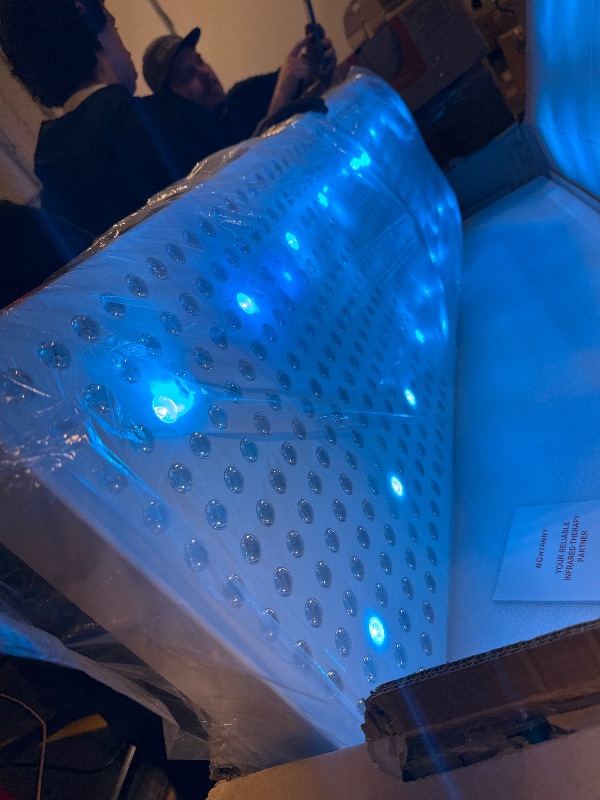 Photo 1 of *******BRAND NEW ITEM***** BONTANNY Red Light Therapy Full Body Panel, 480/630/660/810/830/850/1060nm Blue Red Near Infrared Light Device with 480 Dual Chip Clinical Grade LEDs, Remote Control, Timer for Face, Body, BO-2400