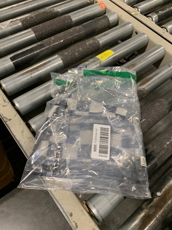 Photo 1 of ***Only 1 pack***
Tiny Twinkle Mess-proof Travel Bags, Airline Compliant, Zipper Closure, Clear Front Pouch, Diaper Bag Packing, Toiletry or Cosmetics Organizer 2 Pack Set (Black Checkers), (containers not included)