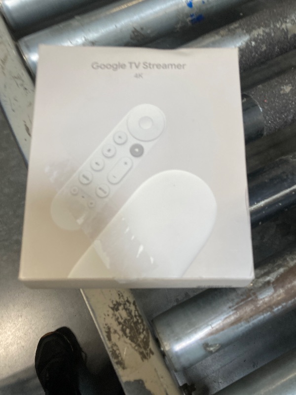 Photo 1 of Google TV Streamer 4K - Fast Streaming Entertainment on Your TV with Voice Search Remote - Watch Movies, Shows, Live TV, and Netflix in 4K HDR - Smart Home Control - 32 GB of Storage - Porcelain *** FACTORY SEALED***