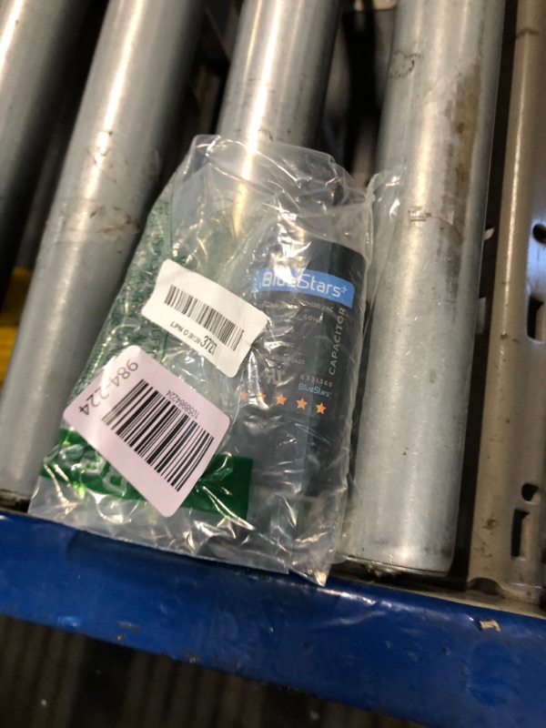 Photo 1 of [UL Certified] 340-408 uF MFD 220-250 VAC ±20% Volts Round Start Capacitor 50/60 Hz AC Electric Replacement Part by Blue Stars - Exact Fit for Single-Phase Electric Motors and Gear Motor Applications