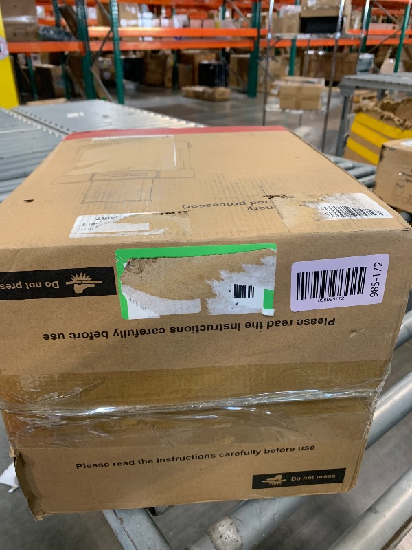 Photo 1 of ***MISSING HARDWARE***Anatole Electric Vegetable Dicer Slicer Commercial Food Processor Multifunctional Veggie Chopper Professional Heavy Duty Fruits Cutter with 2 Stainless Steel Blades for Carrot Potato Onion 100W 110V