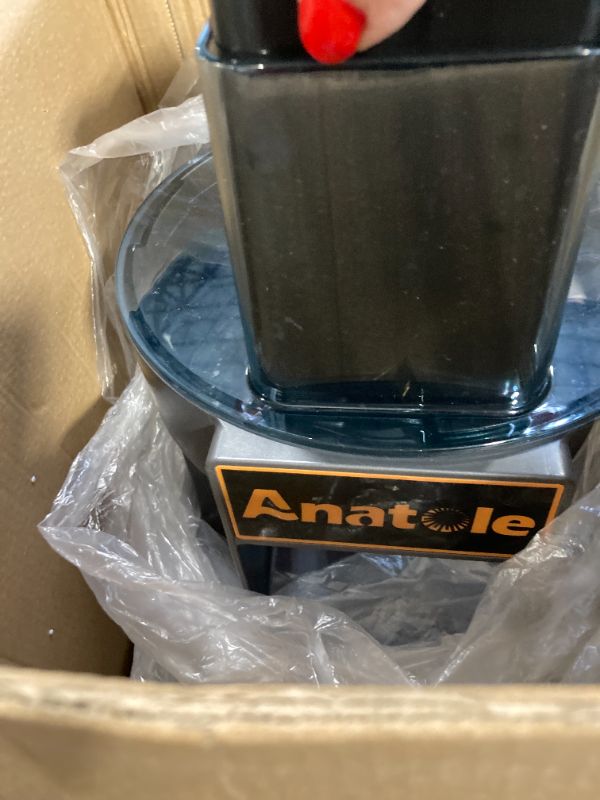 Photo 1 of ***MISSING HARDWARE***Anatole Electric Vegetable Dicer Slicer Commercial Food Processor Multifunctional Veggie Chopper Professional Heavy Duty Fruits Cutter with 2 Stainless Steel Blades for Carrot Potato Onion 100W 110V