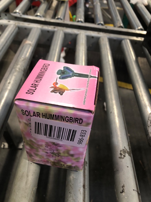 Photo 1 of **ONLY 1 BIRD** Fluttering Solar Hummingbird Garden Stakes Decorative (3 Pcs) - Hummingbird Solar Garden Stakes for Yard Decorations Outdoor Cute Design, Bright & Colorful Feathers, Easy Setup (Battery NOT Included)