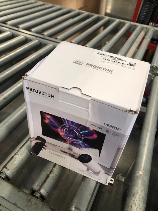 Photo 1 of ?Electric Focus?Projector 4K Support, Mini Projector with Wifi6 and Bluetooth, HY300pro Upgrade Enhanced Version Smart Proyector, 5w Speaker, Electric Focus, Auto Keystone Correction 35"-130" Screen