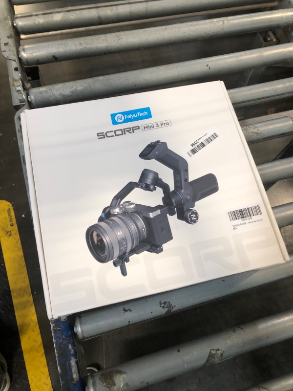 Photo 1 of [Bundle] FeiyuTech SCORP Mini-3 PRO + Camera Cables All in One 3-Axis Camera Stabilizer,Built-in AI Track Sensor Handheld Gimbal Stabilizer