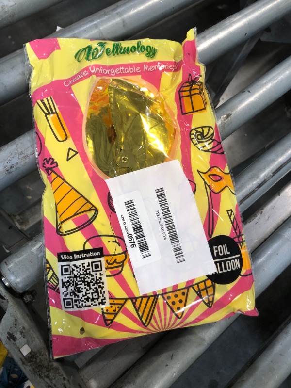 Photo 1 of [52 PCS] 16" Foil Gold Letter Balloons 2 Sets of A-Z, Mylar Aluminum Hanging Alphabet for Graduation New Year eve Birthday Party Decorations