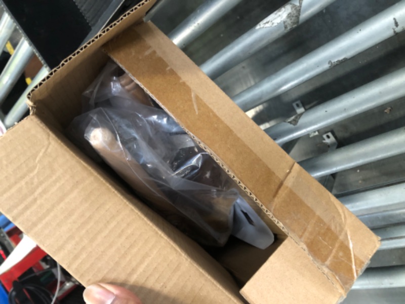 Photo 1 of ***TORN AND A LITTLE  DIRRTTYY HAS BEEN USED*****HollyHOME Stick Horse Plush Handcrafted Hobby Horse on a Stick with Wood Wheels Real Pony Neighing and Galloping Sounds for Kids Toddlers Chocolate 36 Inches(AA Batteries Required)