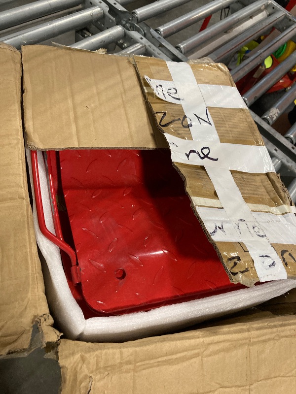 Photo 1 of ***DAMAGED WHEELS***
Wheel Dolly Set of 4, 6000LBS Car Moving Dolly, Wheel Dolly Car Tire Stake Set, Heavy-Duty Car Tire Cart Moving Cars, Trucks, Trailers, Motorcycles, and Boats, Red