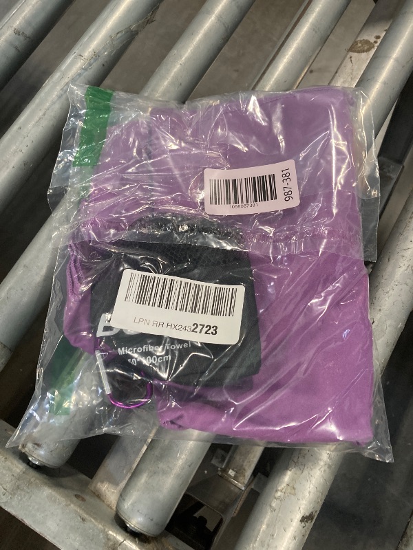 Photo 1 of ***USED**BOGI Microfiber Travel Sports Towel-Quick Dry, Soft Lightweight, Absorbent, Compact Towel for Camping Gym Beach Bath Yoga Swimming Backpacking (M:40''x20''-Purple)