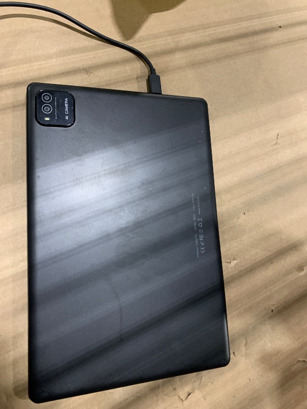 Photo 1 of **MISSING CHARGER** YQSAVIOR Tablet,10.1" Android Tablet with MTK Octa-core Processor 10GB ?4GB+6GB Expand? RAM 64GB ROM+1TB Expandable Computer Tablets PC, IPS 1280 * 800 Screen, 2+8MP Dual Camera, WiFi, BT, Black