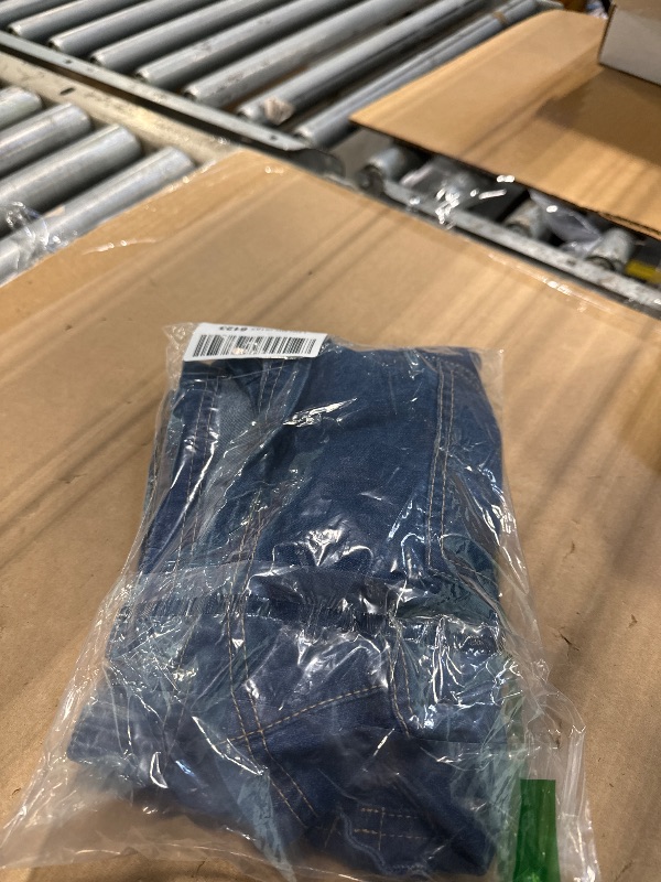 Photo 1 of *****MISSING BUTTON****HVEPUO Navy Blue Cargo Short Pants Women Y2K Jean Shorts Vacation Beach Boho High Waisted Button Up Denim Shorts Casual Shorts for Women Trendy Old Navy Blue L