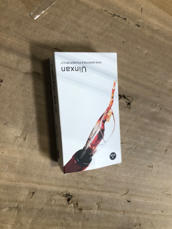 Photo 1 of ***INCOMPLETE***Uinxan 2-Pack Wine Aerator & Pourer - Improves Taste & Aroma, Premium Aerating Pourer & Decanter Spout, No Drip, Gifts for Wine Lovers