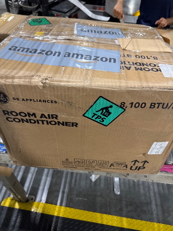 Photo 1 of GE Window Air Conditioner 8,000 BTU for Rooms up to 350 sq ft., Wi-Fi Enabled, Energy-Efficient Cooling for Medium Rooms, Easy Install Kit, Control Using Remote or Smartphone App, White