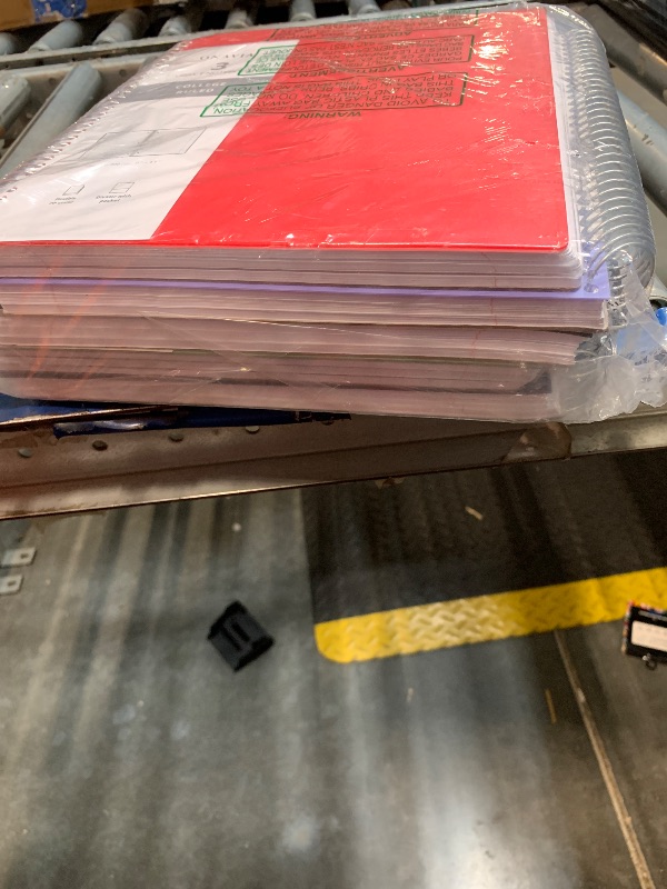 Photo 1 of ***ONLY 5***ONAVIA Spiral Notebook for School 6 Pack, 3 Subject, College Ruled Paper, 150 Sheets, 9" x 11", 3 Dividers with Pockets, 3 Hole Punched Perforated, Plastic Cover, Lined Journal Bulk, Assorted Colors***