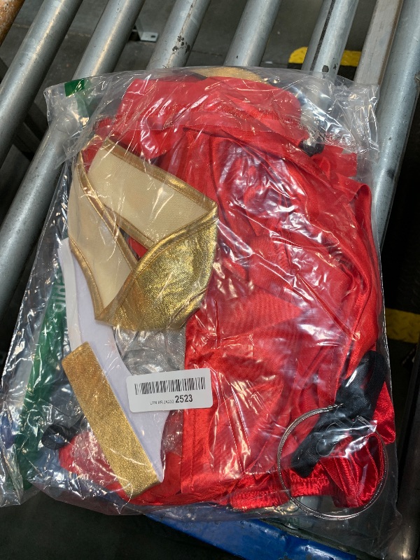 Photo 1 of ***Mising skirt*Rubies Women's DC Comics Wonder Woman Corset and Skirt Costume with Cape, Red/White/Blue, for Themed Parties and Halloween