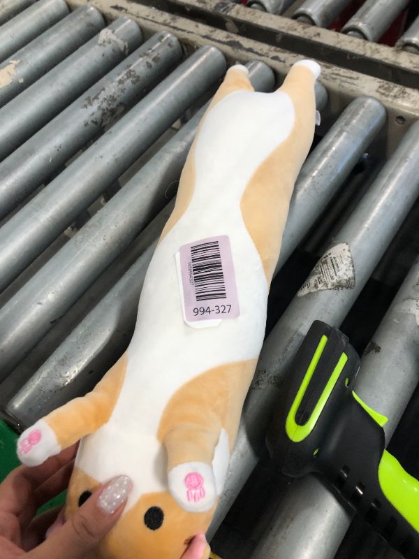 Photo 1 of ** SIZE SMALL only one***Giant Cat Pillow Plush Cartoon Kitty Sleeping Hugging Pillow, Cuddly Soft Long Kitten Body Pillow Doll Cat Cushion Toy for Kids Girlfriend(Yellow, 50cm/19.68inch)