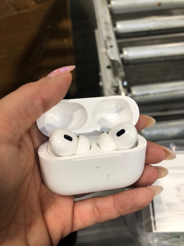 Photo 1 of **DOESNT HAVE CHARGER***Apple AirPods Pro 2 Wireless Earbuds, Active Noise Cancellation, Hearing Aid Feature, Bluetooth Headphones, Transparency, Personalized Spatial Audio, High-Fidelity Sound, H2 Chip, USB-C Charging