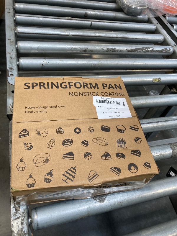 Photo 1 of ZeroPone 9 Inch Springform Pan with Removable Bottom, Non-stick Round Spring Form Cake Mold Cheesecake Pan For Baking