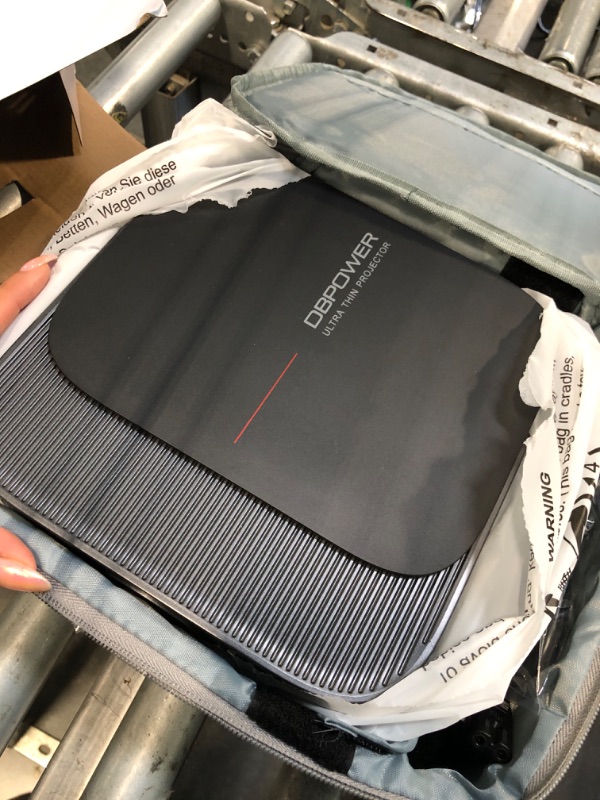Photo 1 of [2025 Netflix-Licensed | 386+ Built-in Apps] DBPOWER E2 Smart Projector with WiFi and Bluetooth, Mini Projector 4K Support with Netflix, Youtube, Disney+, Hulu, Max, Crunchyroll w Portable Case