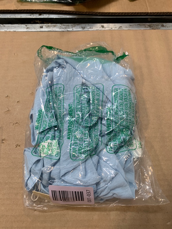 Photo 1 of **MISSING SHORTS** KFUBUO Women's Pajamas Set 2 Piece Ruffle Pj Soft Tank Top and Shorts Sleepwear Set Bridal Pajama for Women Set Blue M