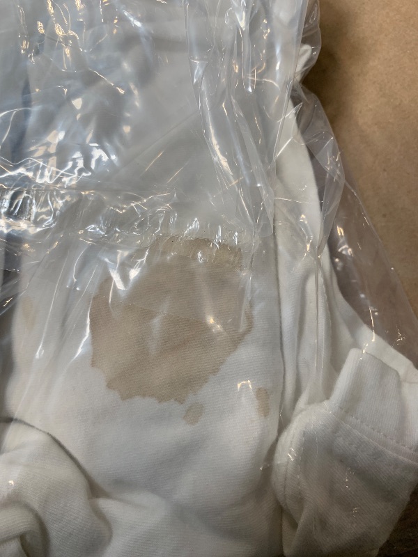 Photo 1 of **A LITTLE DIRTY ** Womens Oversized T Shirts Loose Fit Crewneck Short Sleeve Tops Summer Casual Blouse Y2K 2024 Basic Tee White M