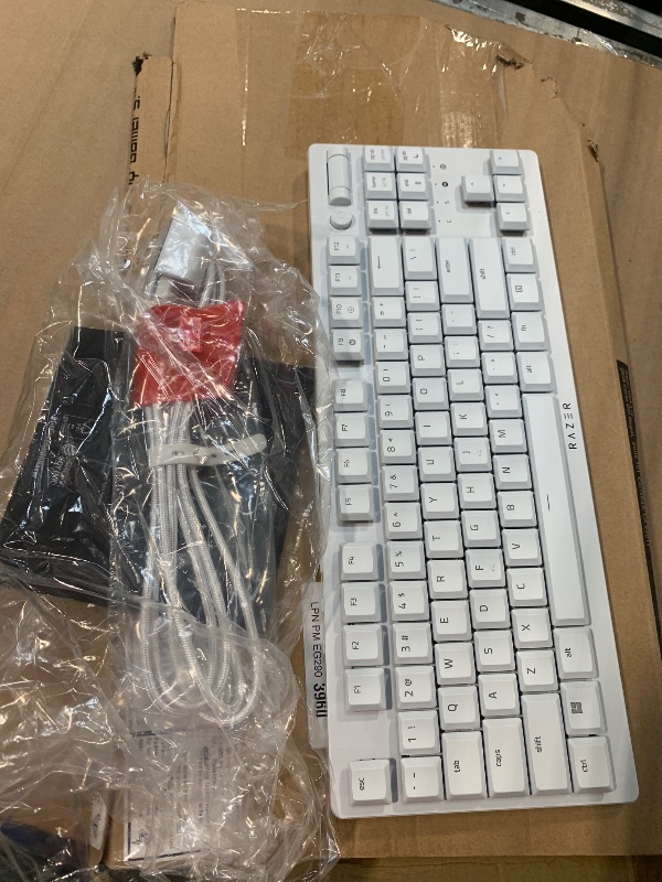 Photo 3 of Razer DeathStalker V2 Pro Wireless TKL Optical Linear Switch Gaming Keyboard with Low-Profile Design Chroma RGB, Bluetooth Keyboard for Mac or Windows PC Gaming Computers - White (Renewed)