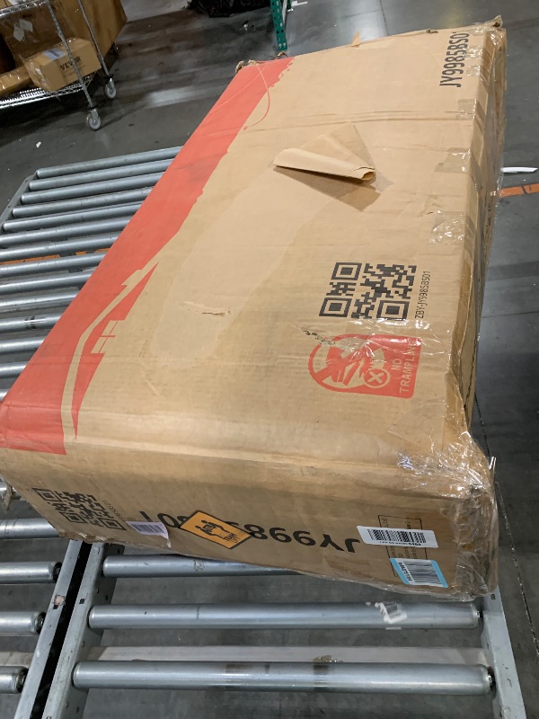 Photo 1 of ***DAMAGE MINOR***
Fameill White Vanity Desk with Mirror and Lights,Makeup Vanity Table Set with Power Strip and Sliding Locker,Visual Drawer Dressing Table with 5 Drawers&Shelves&Cabinet,3 Lighting Modes