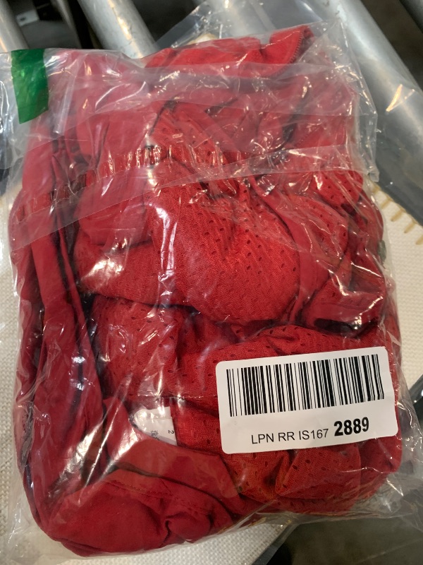 Photo 1 of **DIRTY PLEASE WASH BEFORE USE **Perbai Men's Black Utility Fishing Vest Outdoor Summer Lightweight Work Photo Safari Cargo Vest(Red-XXL)