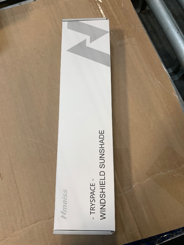 Photo 1 of [2025 Upgrade] Nmoiss Windshield Sun Shade Umbrella - [Vinyl Coating Heat Shield] Protect Car from Sun Rays & Heat Damage Keep Cool and Protect Interior, Spring Structure Edge Medium 56" L x 31" W
