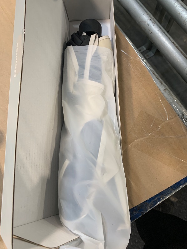 Photo 1 of [2025 Upgrade] Nmoiss Windshield Sun Shade Umbrella - [Vinyl Coating Heat Shield] Protect Car from Sun Rays & Heat Damage Keep Cool and Protect Interior, Spring Structure Edge Medium 56" L x 31" W