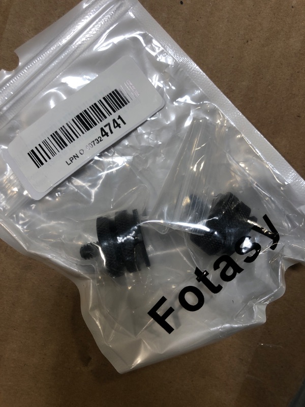 Photo 1 of (2 Packs) Fotasy Hot Shoe to 1/4 Adapter, Camera Hot Shoe Mount Adapter, Flash Shoe to 1/4"-20 Male Post Adapter with Locking Disk