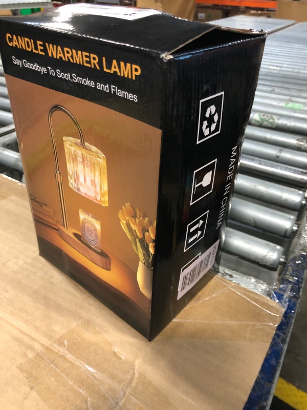 Photo 1 of ** MISSING LIGHT BULB* Lukasa Candle Warmer Lamp, with RGB LED Lights,Timer and Dimmer, Adjustable Height, House Warming Gifts New Home Decor, Gifts for Women Mom, Wax Melt Warmer for Scented Jar Candles