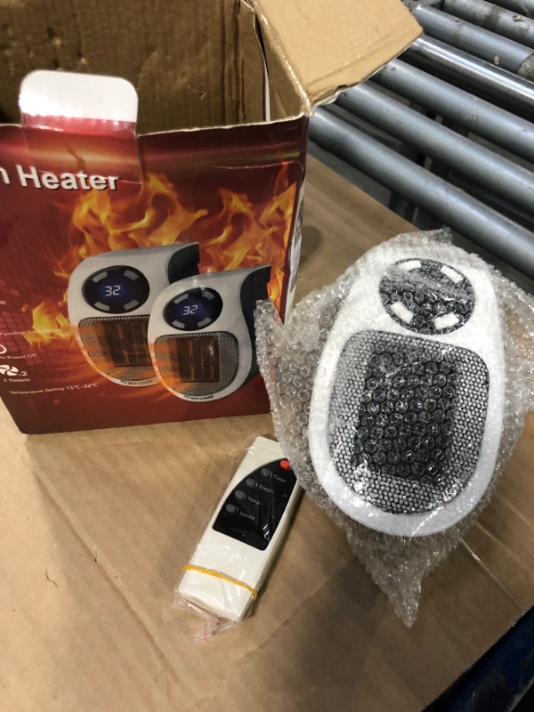 Photo 1 of ****ONLY ONE***

1 PCS Ecowarm Plug in Heater, 500W Wall Outlet Electric Space Heater as Seen on TV, Small Portable Space Heater with Adjustable Thermostat & Timer & Led Display for Office Bathroom Bedroom Indoor Use