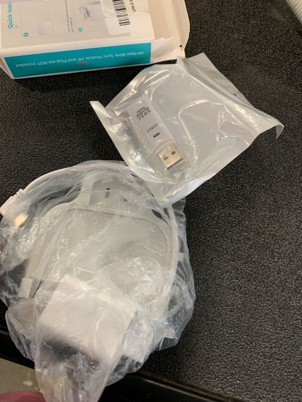 Photo 1 of ***MISSING MICRO SD CARD***** 256GB Micro SD Card & Outlet Wall Mount for Blink Sync Module XR with Short Cable, SD Card for Local Video Storage with Reader, Save Space, Mount Bracket for Blink Outdoor Indoor Security System